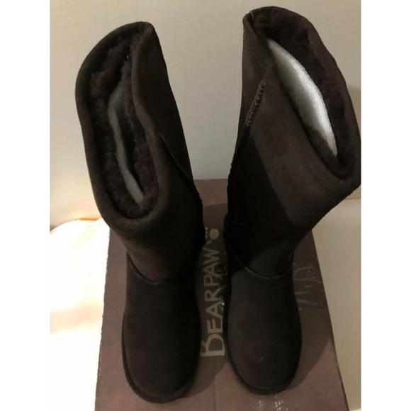 Bearpaw Emma Tall Chocolate womens 5 - Picture 2 of 6
